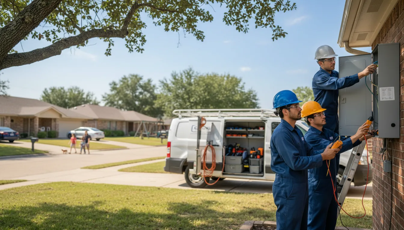 Certified electrician providing emergency electrical services in Exeter, NE